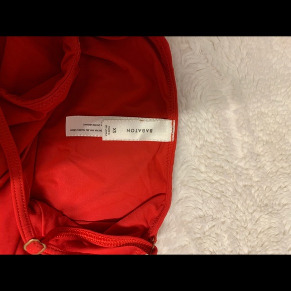 Babaton red cross back bodysuit - Picture 3 of 3